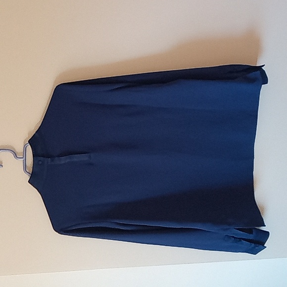 Ladies navy blue shirt - Picture 5 of 6